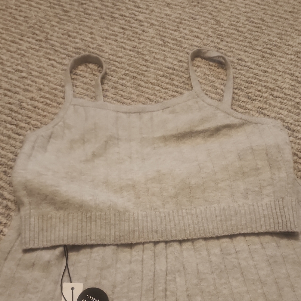 Wilt Heather Gray Lounge Set Size M - Picture 3 of 4